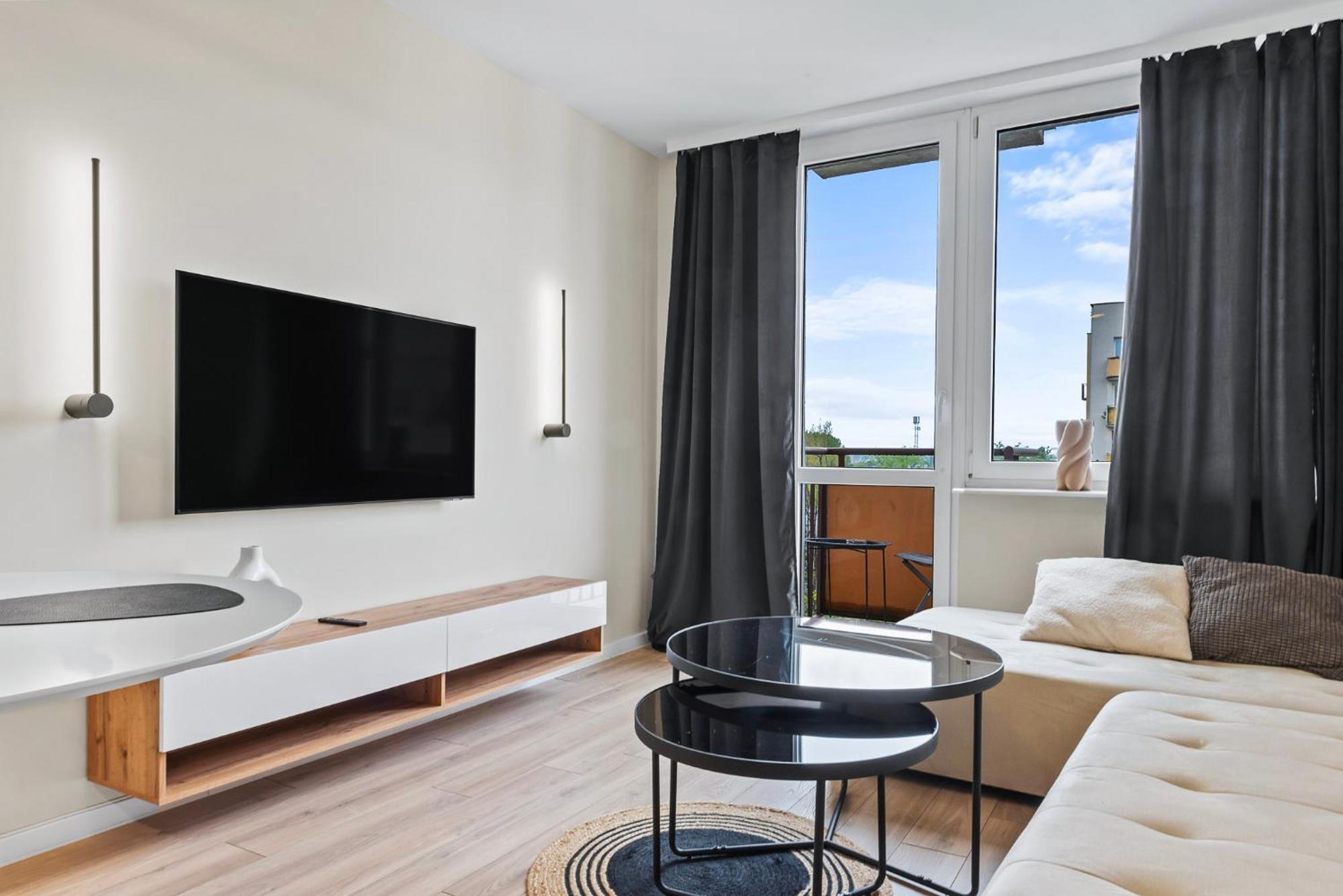 Rentplanet - Apartament Miedzynarodowa Warszawa Exteriör bild