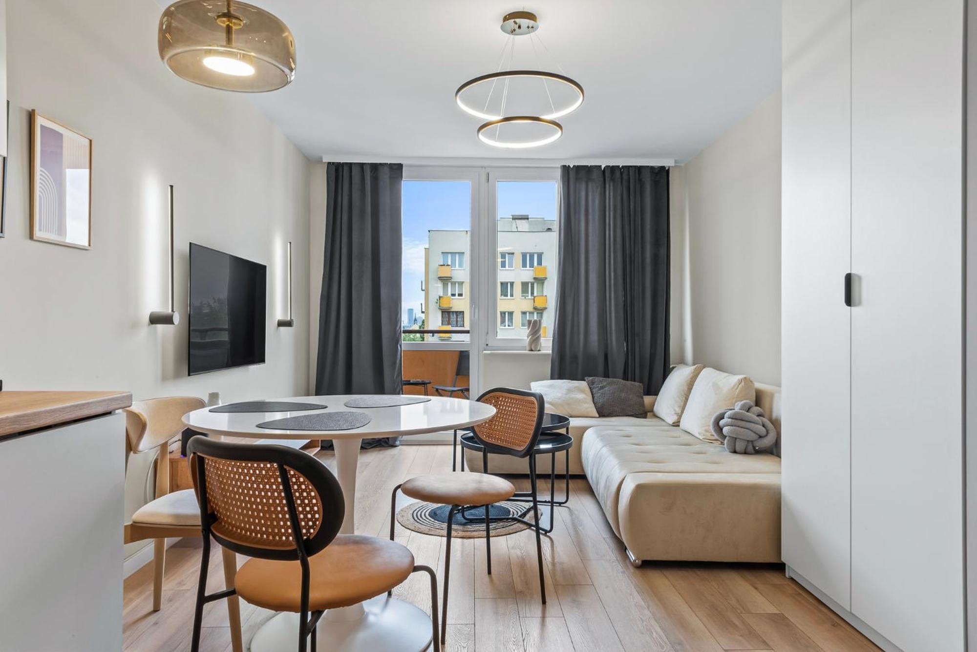 Rentplanet - Apartament Miedzynarodowa Warszawa Exteriör bild